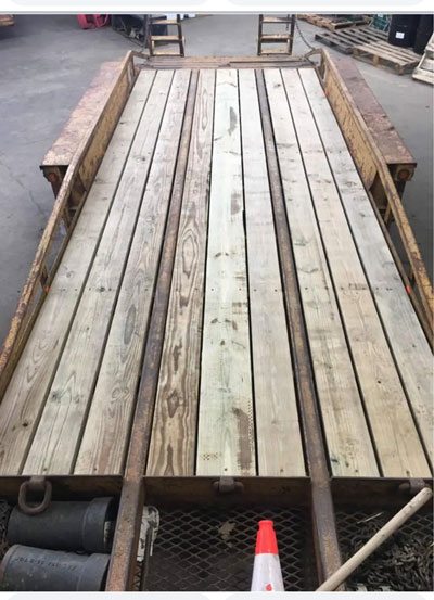 New Flatbed Equipment Trailer